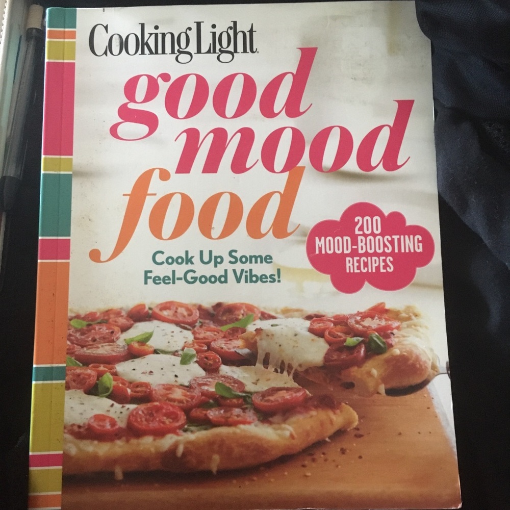 Good Mood Food Cookbook — Pink & Orange Cover